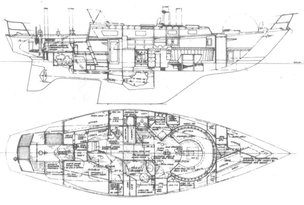 OFFSHORE 41 (CHEOY LEE) - Drawing