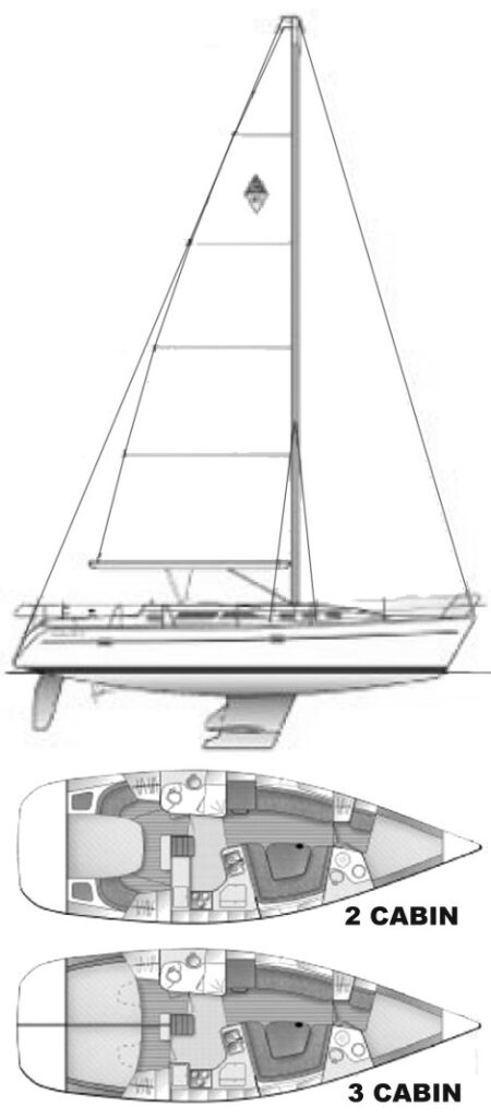 CATALINA 400 Mk II - Drawing