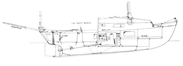 DRASCOMBE DRIFTER (HONNOR) - Drawing