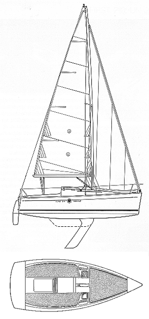 FIRST 210 (BENETEAU) - Drawing
