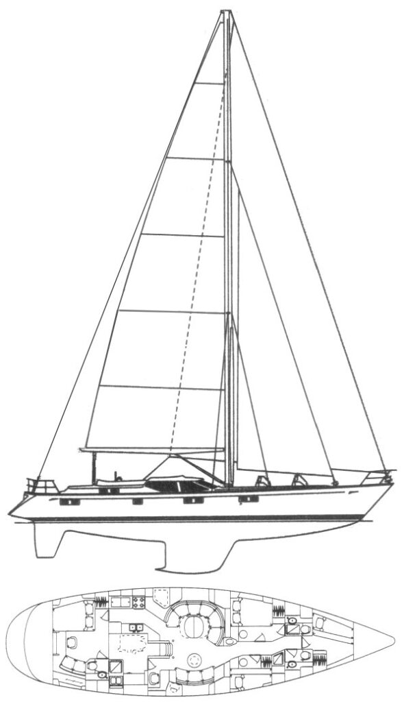 OYSTER 61 - Drawing