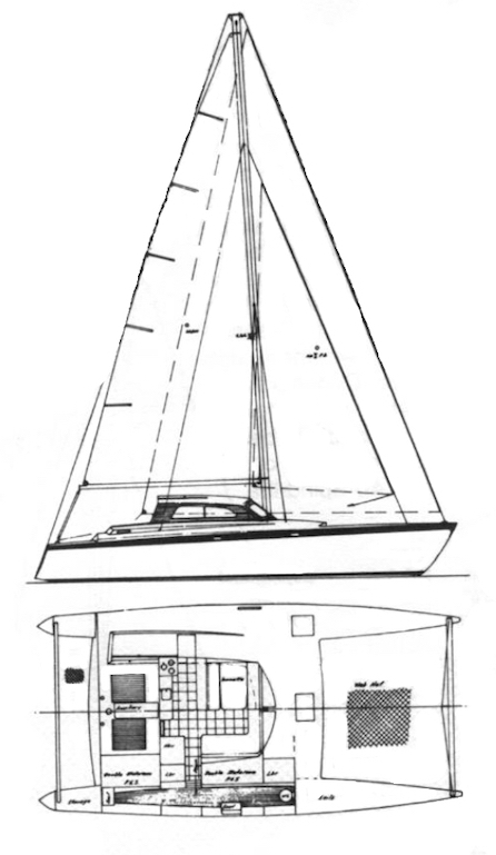 SPINDRIFT 45 (CROWTHER) - Drawing