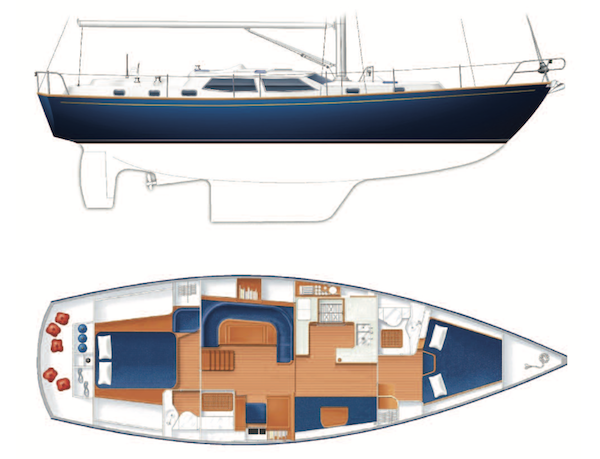RUSTLER 44 - Drawing