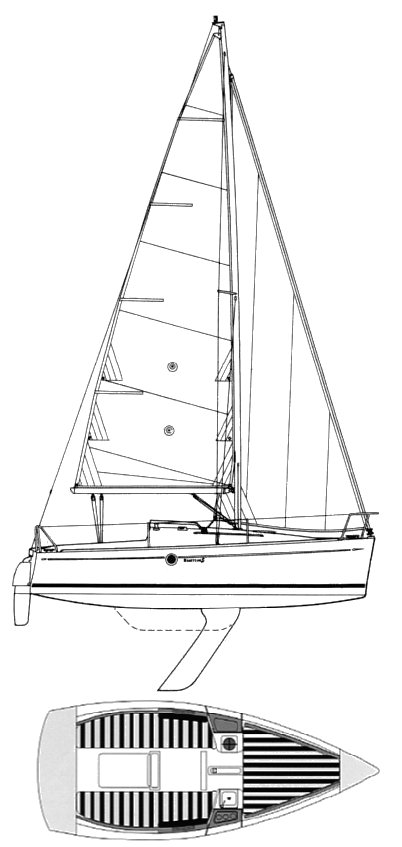 FIRST 211 (BENETEAU) - Drawing