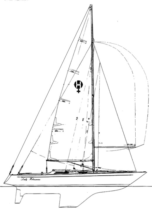LADY HELMSMAN - Drawing