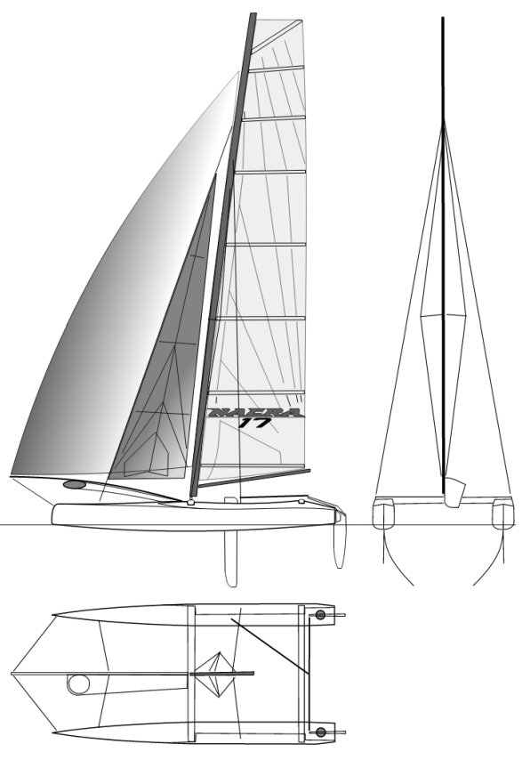 NACRA 17 - Drawing