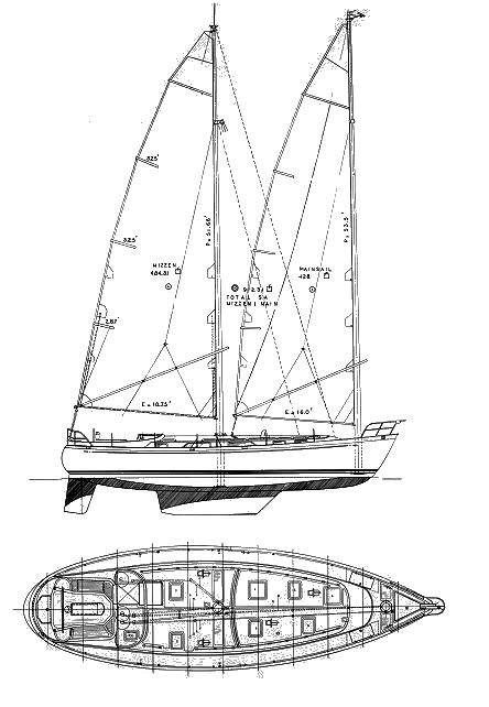 OFFSHORE 45 (TANTON) - Drawing