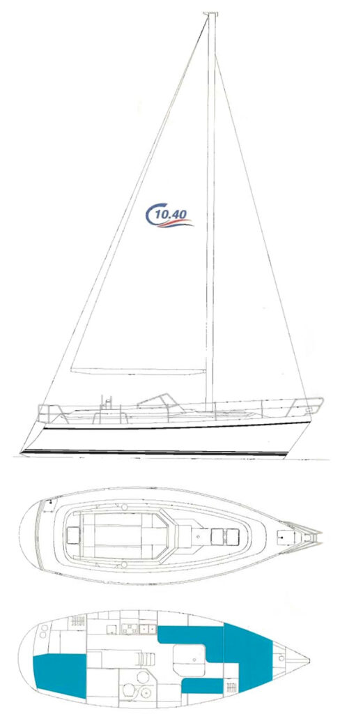 C-YACHT 1040 - Drawing