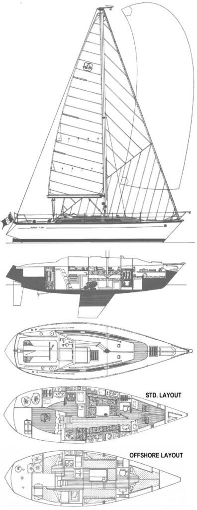 DUFOUR 4800 - Drawing