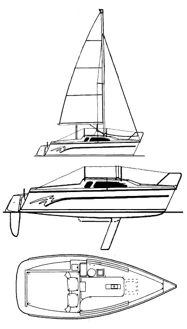 HUNTER 19-2 - Drawing