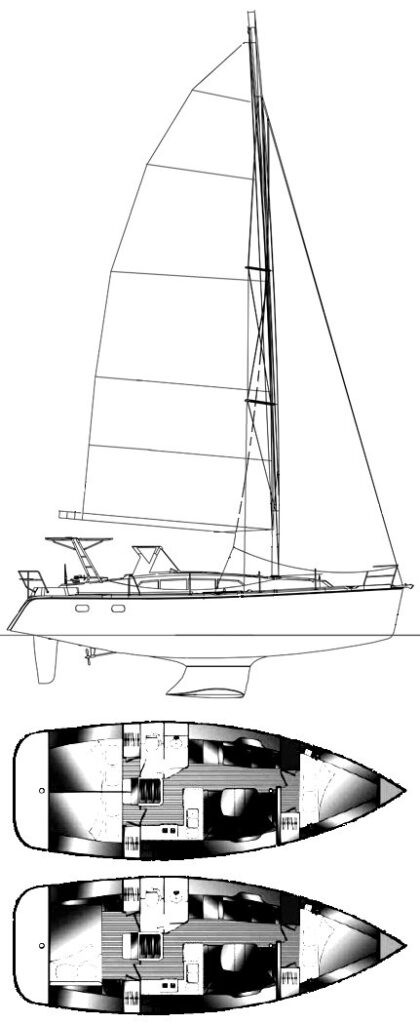 HUNTER 39 - Drawing