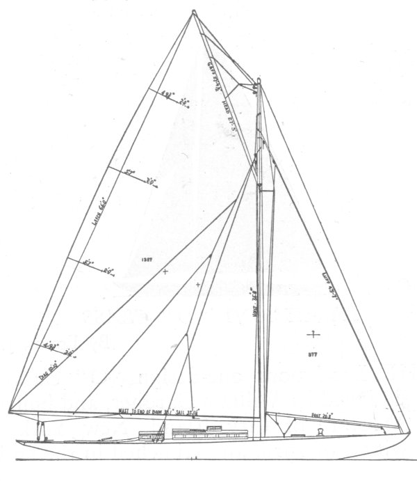 LARCHMONT O CLASS - Drawing