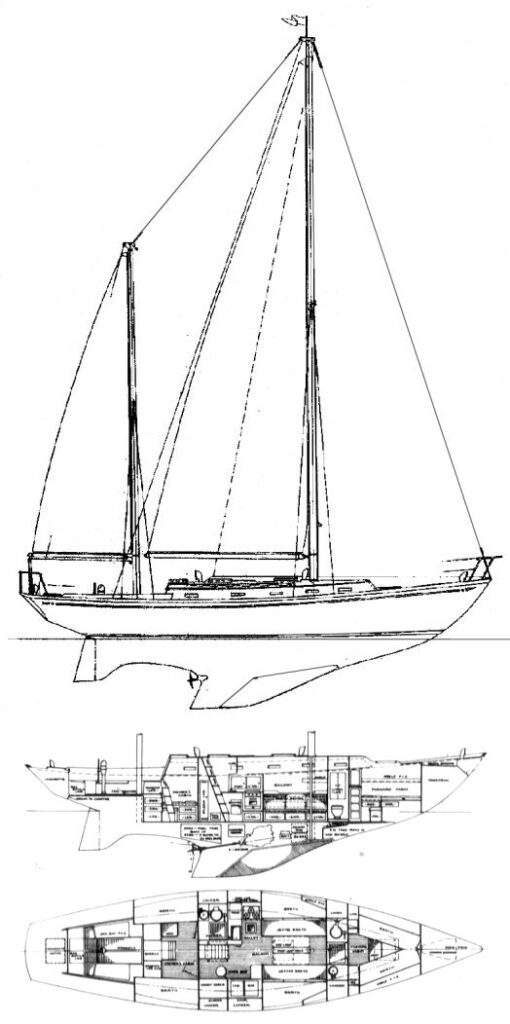 OFFSHORE 47 (CHEOY LEE) - Drawing