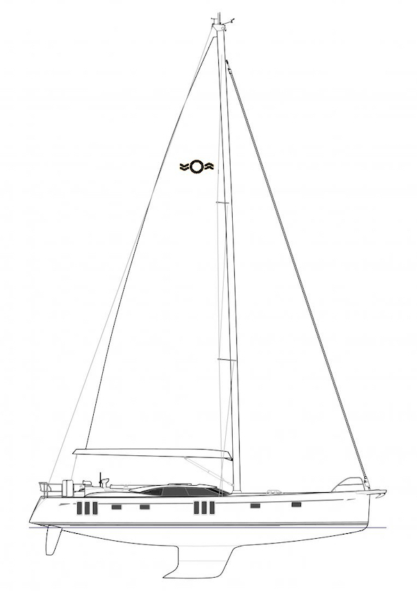 OYSTER 595 - Drawing