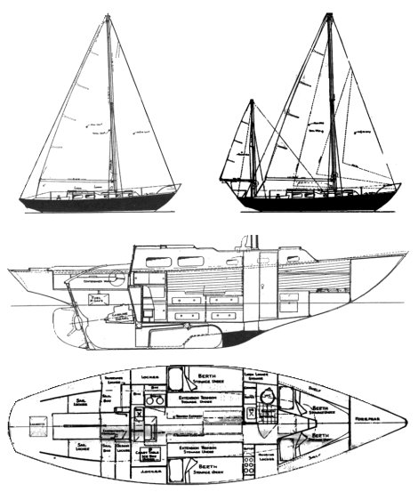 SEABREEZE 35 (ALLIED) - Drawing