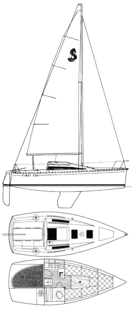 FIRST 235 (BENETEAU) - Drawing