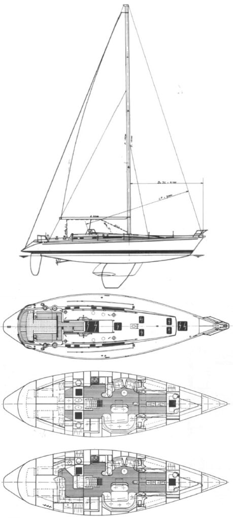 FIRST 51 (BENETEAU) - Drawing