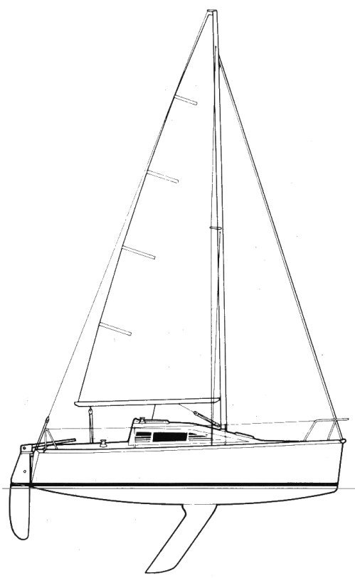 FIRST 235 SK (BENETEAU) - Drawing