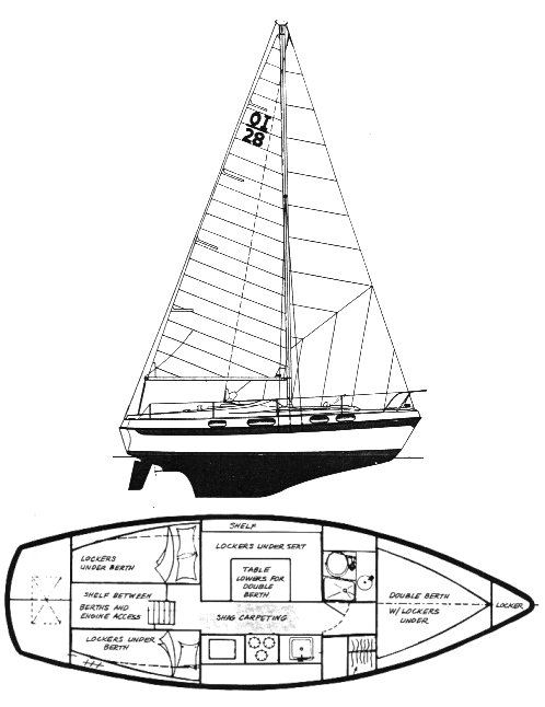 MORGAN OUT ISLAND 28 - Drawing