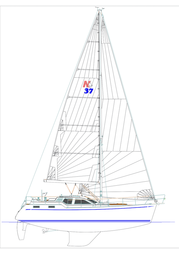 NAUTICAT 37 - Drawing