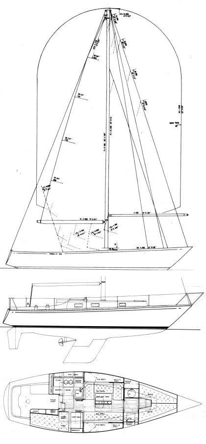 NORLIN 34 MK I - Drawing