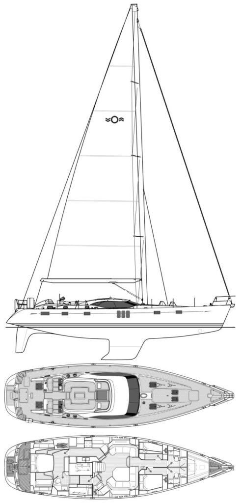 OYSTER 625 - Drawing