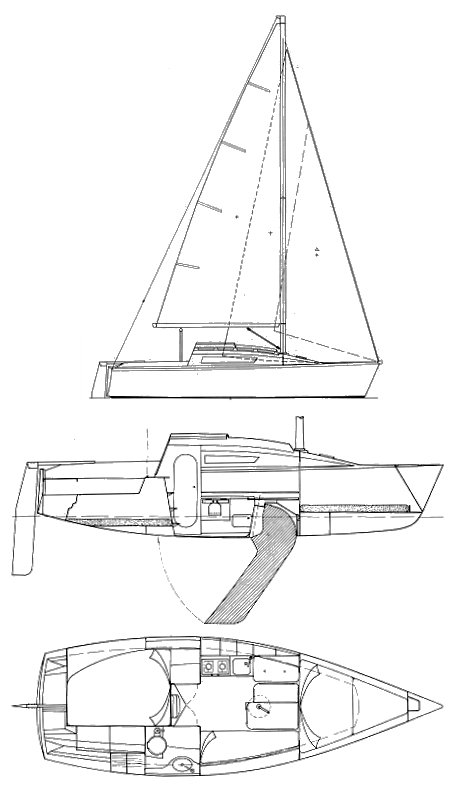 FIRST 24 (BENETEAU) - Drawing