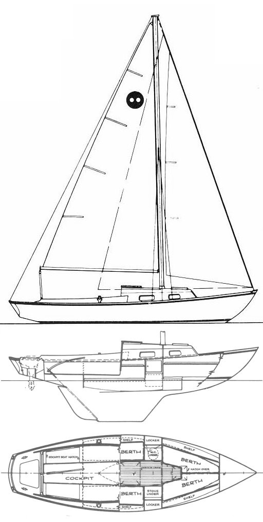 OUTLAW 26 (O'DAY ) - Drawing