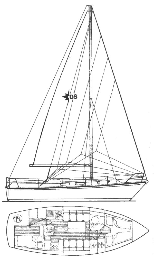 DISCUS 33 (WESTERLY) - Drawing