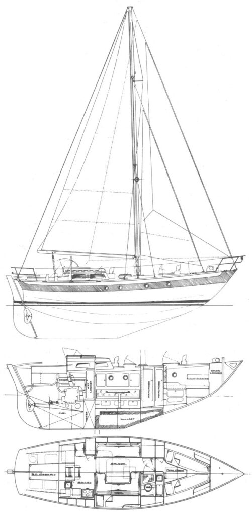 EBBTIDE 33 - Drawing
