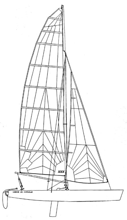 HOBIE MIRACLE 20 - Drawing