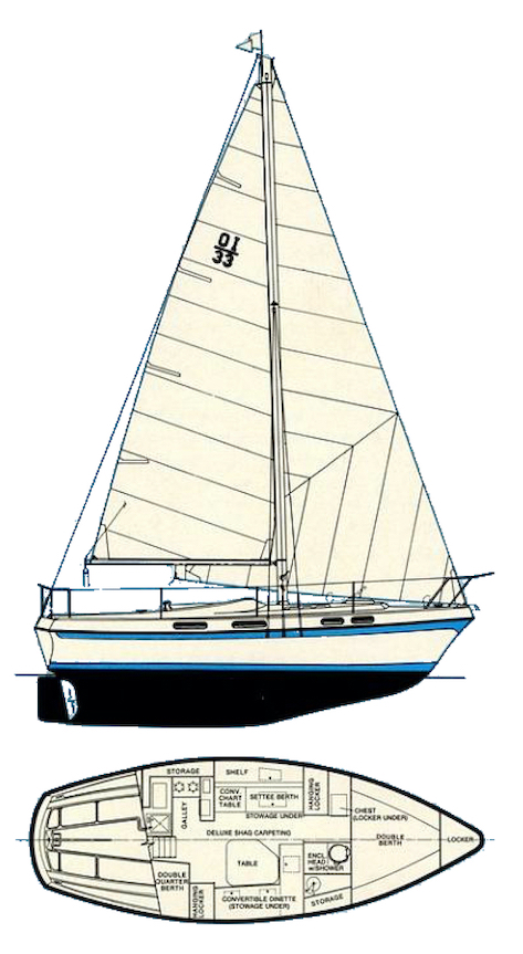 MORGAN OUT ISLAND 33 - Drawing