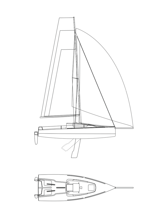 FIRST 24 SE (BENETEAU) - Drawing