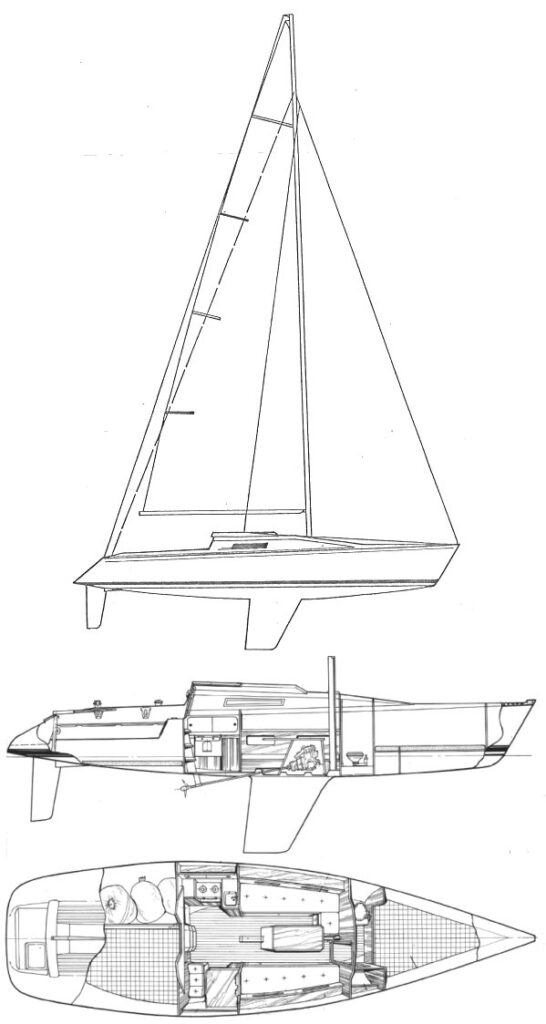 FIRST CLASS 10 (BENETEAU) - Drawing