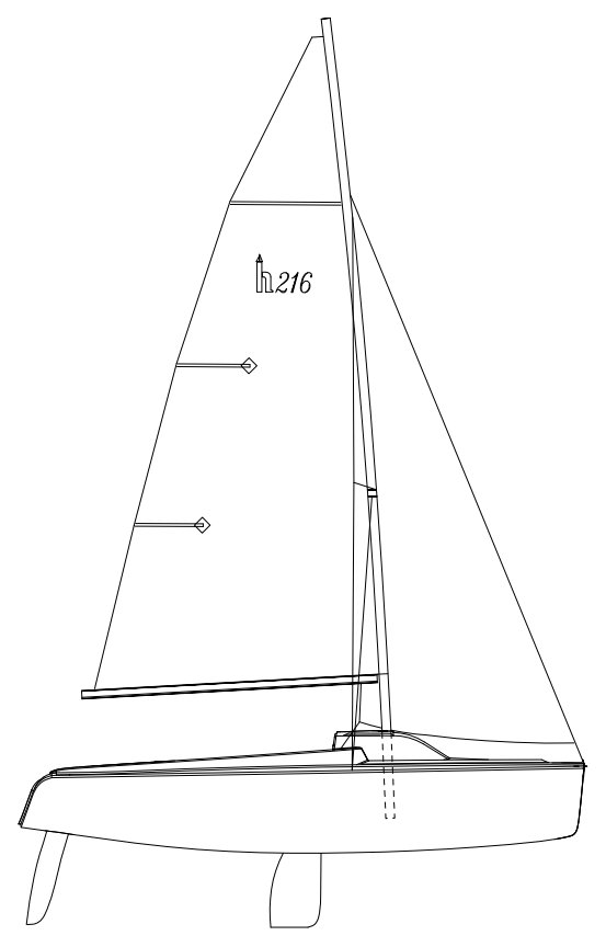 HUNTER 216 - Drawing