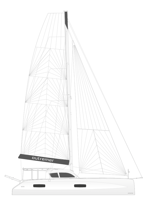 OUTREMER 45-2 - Drawing