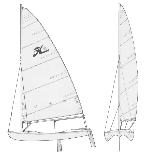 HOBIE MONOCAT 12 - Drawing