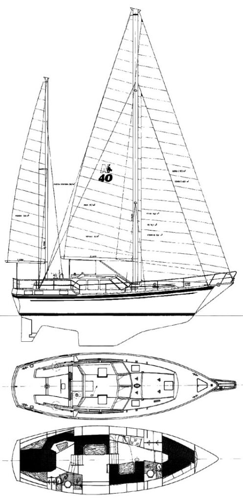 NAUTICAT 40 - Drawing