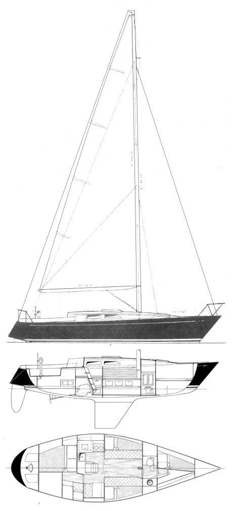 PRESTIGE 36 - Drawing